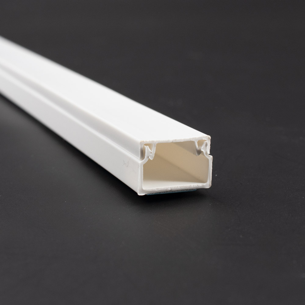 25x 1m yourDroid Kabelkanal - 15x10 mm weiss - Selbstklebend