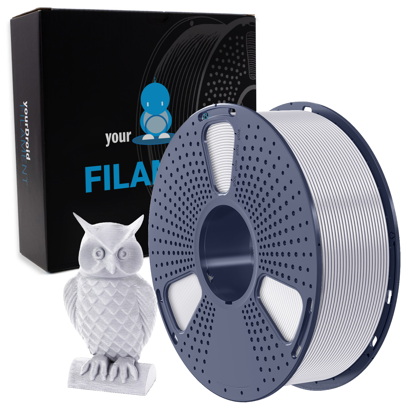 yourDroid ABS Filament Silber 1.75mm 1kg