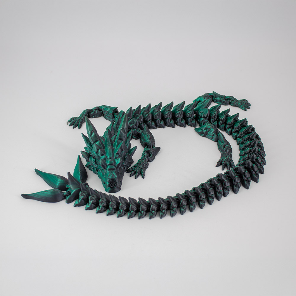 yourDroid DualColor Biosilk PLA+ Filament Schwarz/Grün 1.75mm 1kg