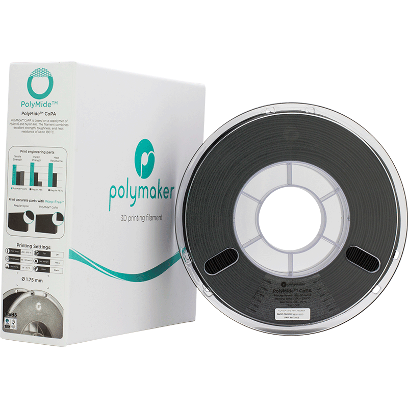 Polymaker Nylon CoPa Filament Schwarz 1.75mm 750g