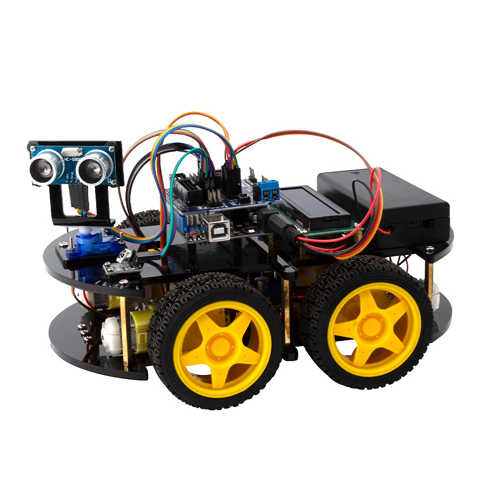 uno R3 4wd smart car roboter bausatz