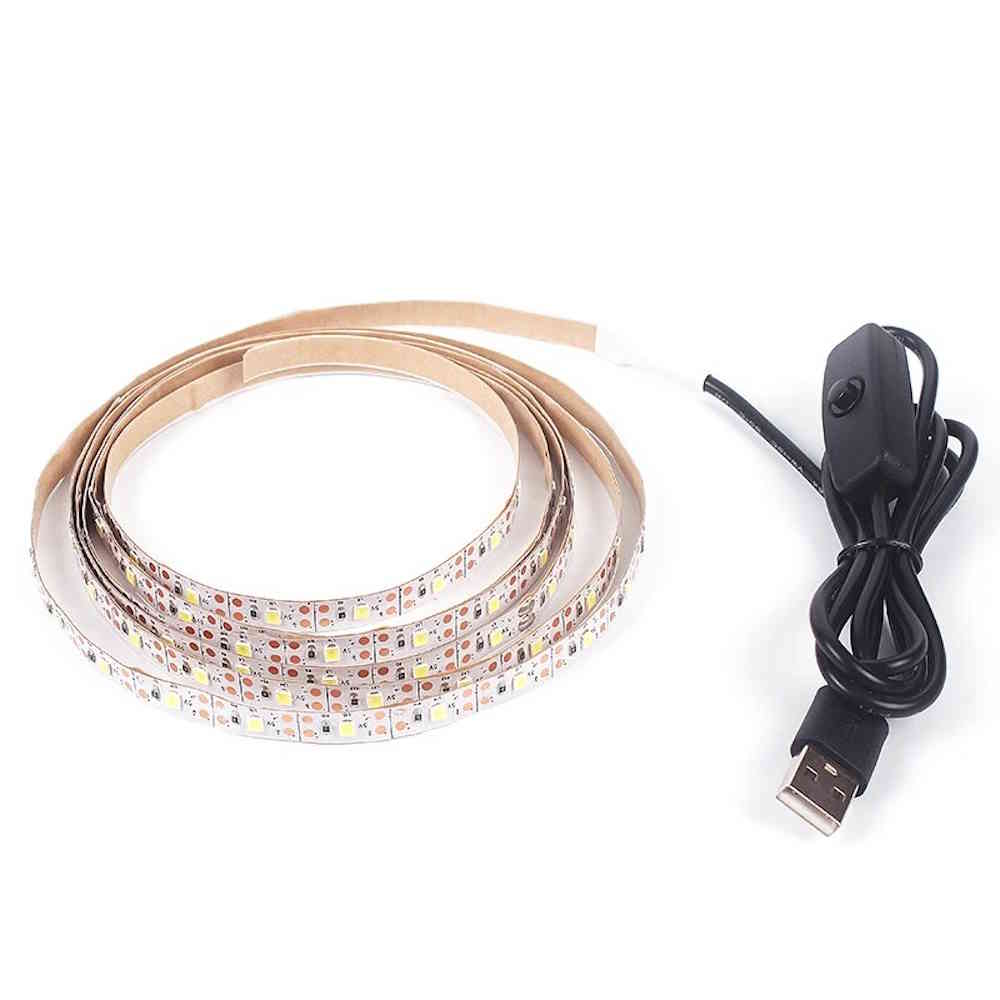 2m LED Strip weiss An-/Ausschalter 5V USB