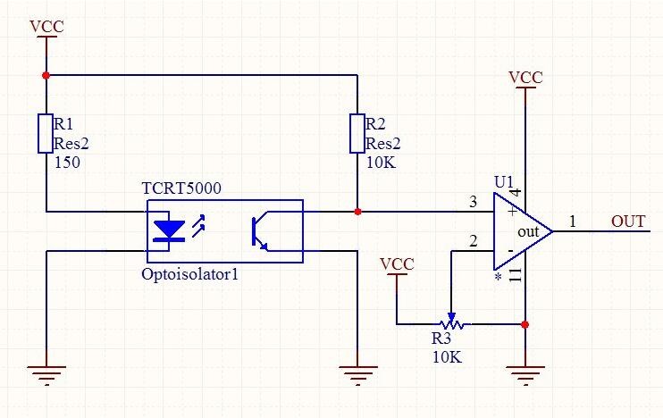 TCRT5000 5V Infrarotsensor