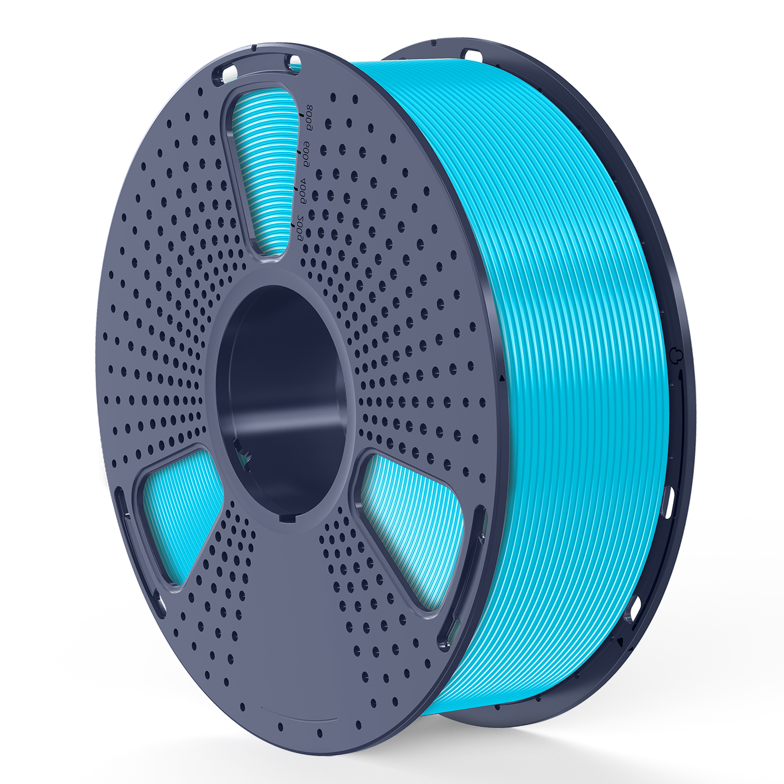 yourDroid PLA PLUS Filament Cyan 1.75mm 1kg