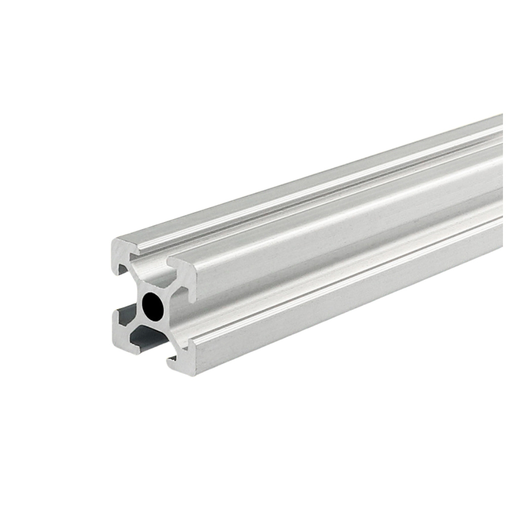 1 Meter Aluprofil 20x20 B-Typ Nut 6 Silber