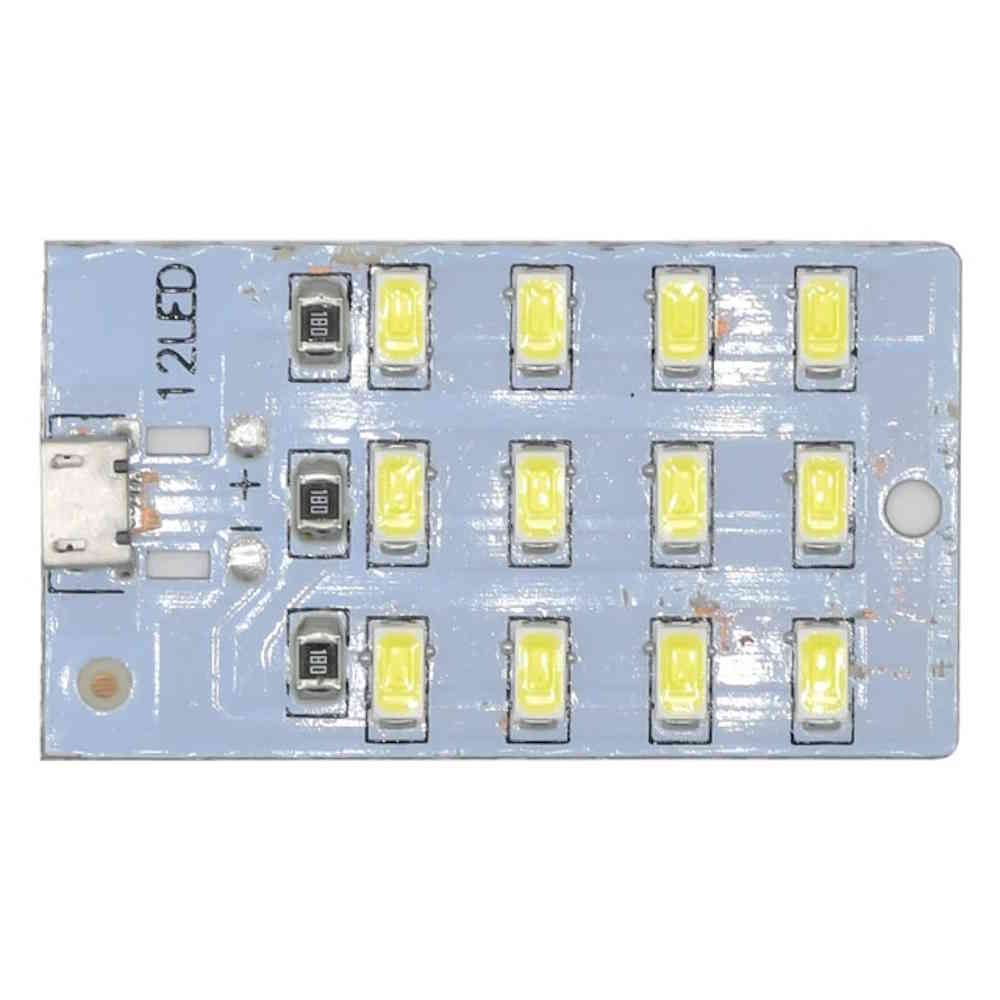 Led Panel 5v 12 Led Panel 5V MicroUSB
