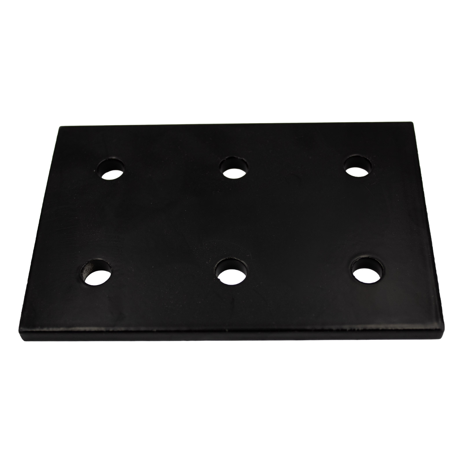 Montageplatte 8080-6 für Aluminiumprofile Schwarz