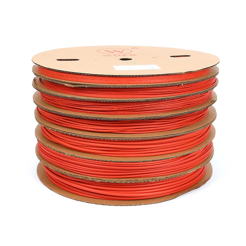 1m Schrumpfschlauch 2:1 Rot Φ8mm Meterware