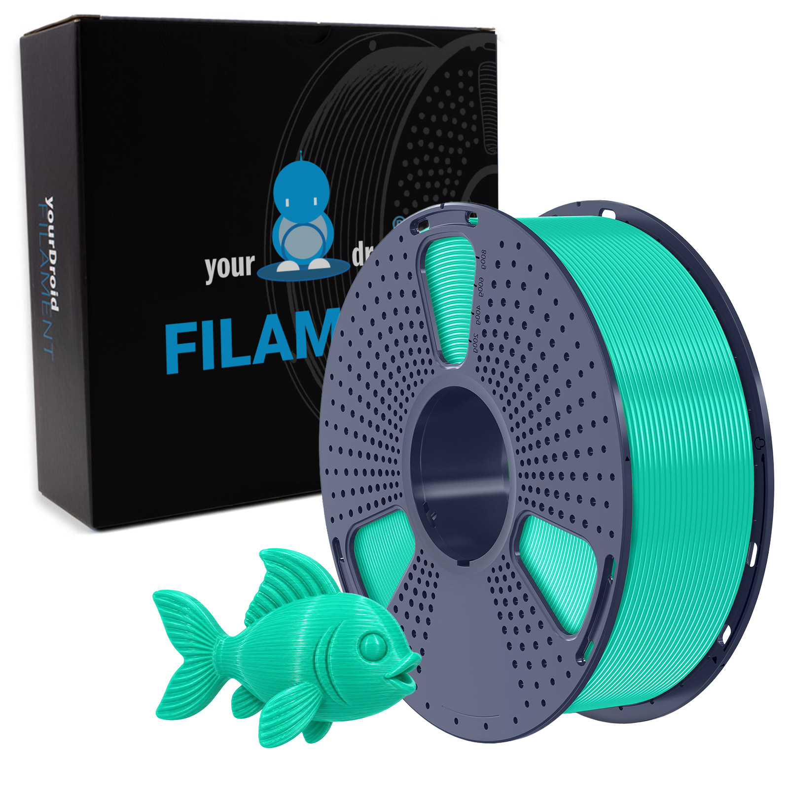 yourDroid PETG Filament Türkis 1.75mm 1kg