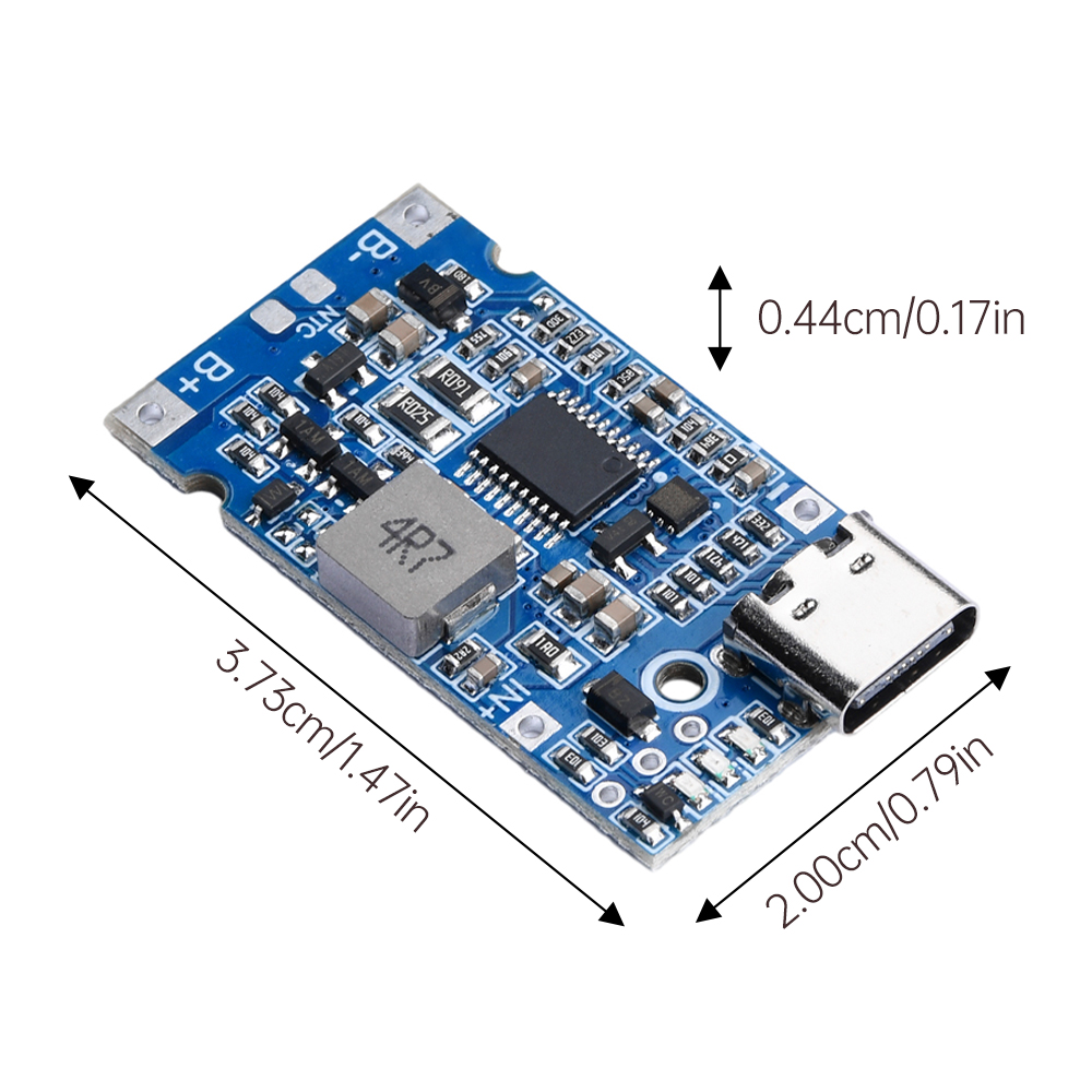 USB-C BMS Li-on Batterie Lademodul 3S 4.5V-15V 18W 3A