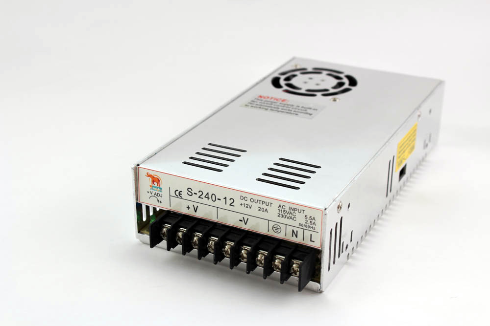 Wantai Netzteil 12V 20A 240W für 3D-Drucker / CNC-Maschinen