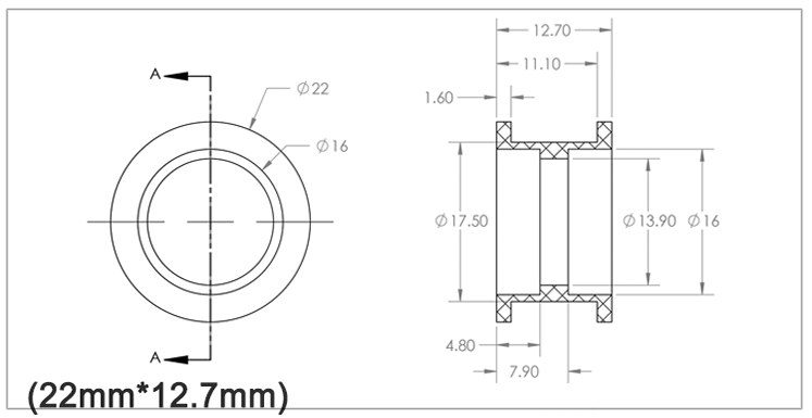 Smooth Idler Spannrolle Kit
