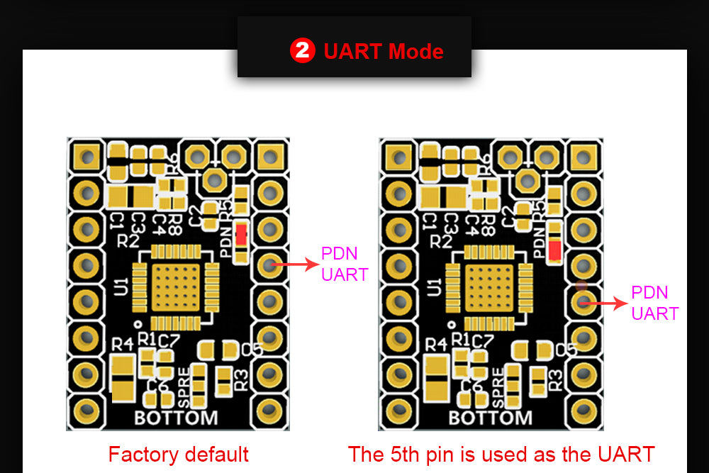 5x Bigtreetech TMC2209 V1.3 Schrittmotortreiber UART