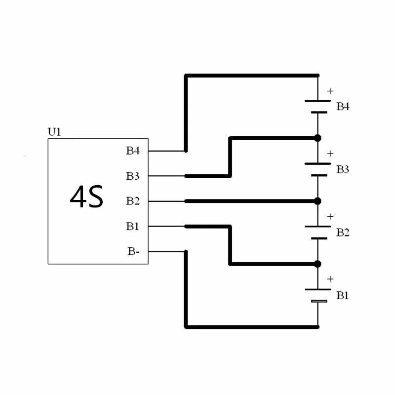 Aktiver Equalizer-Balancer 7S für 18650 Lithiumbatterien 1.2A