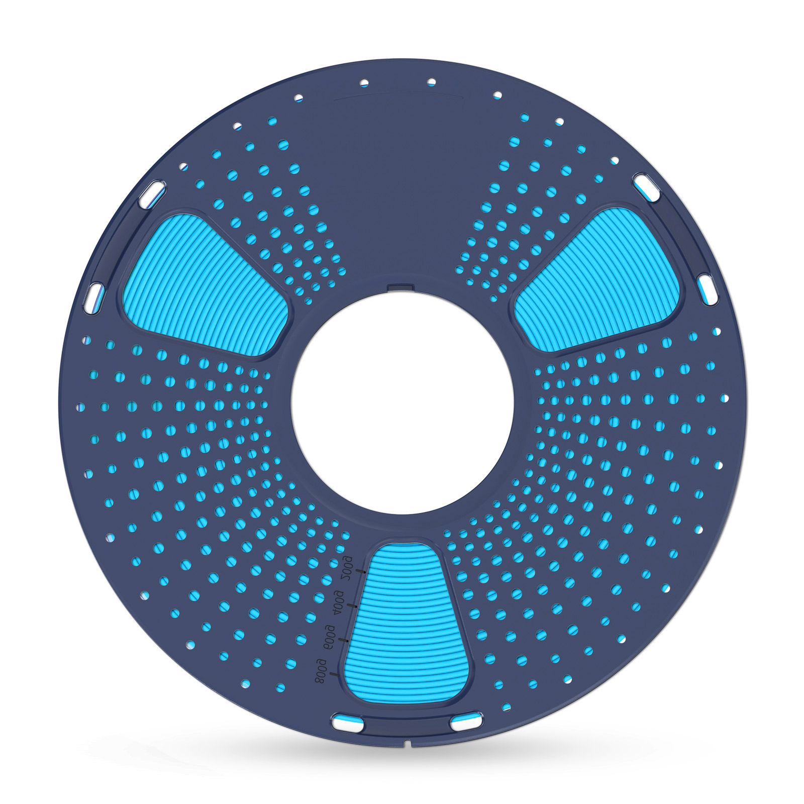 yourDroid PLA+ Filament Cyan 1.75mm 1kg