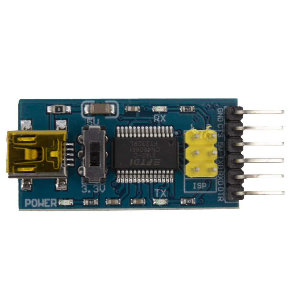 FTDI Basic Program Downloader -  USB zu TTL FT232 - Breakout Modul 3.3V 5V