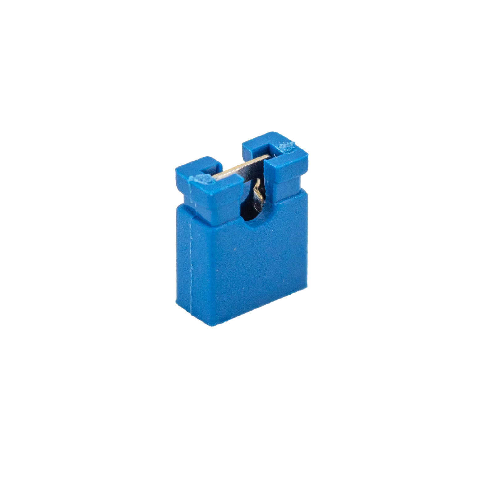 100 Jumper Kurzschlussbrücken 2.54mm blau