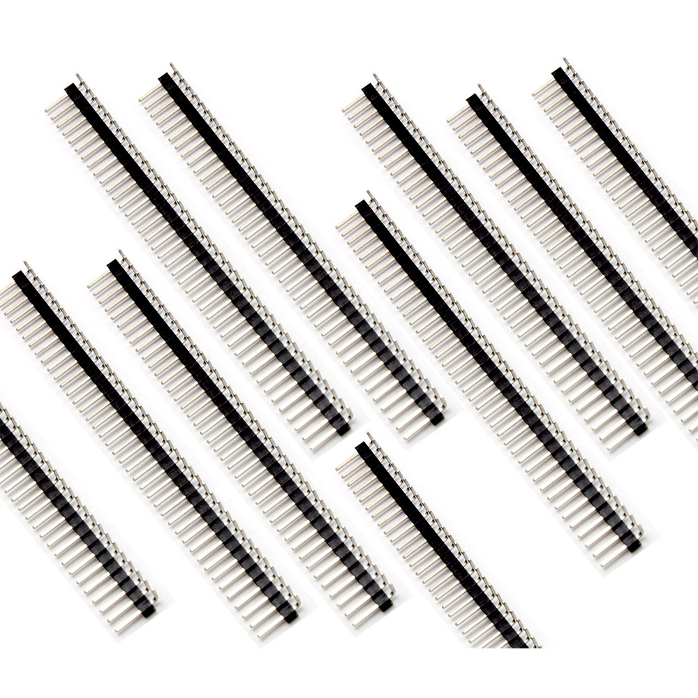 40 pin 2,54mm Stifteleiste einreihig gewinkelt
