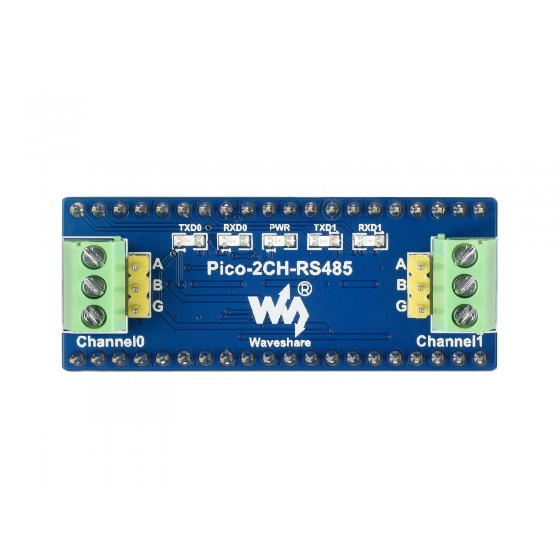 Waveshare 2-Kanal UART RS485 Modul für Raspberry Pi Pico