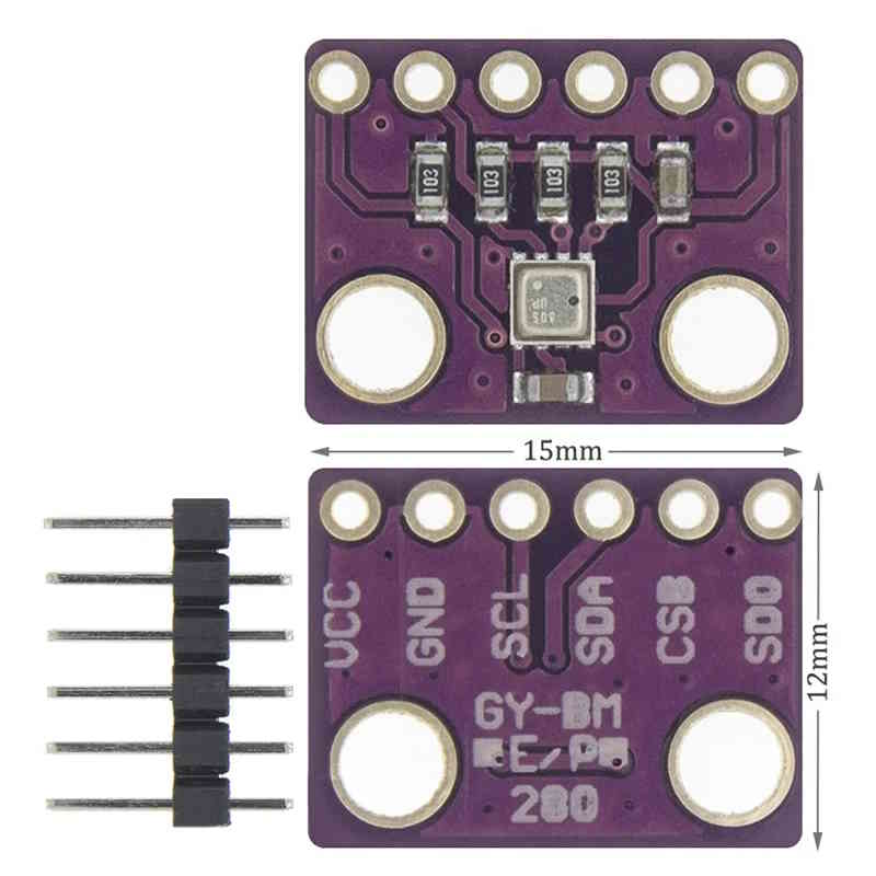 Digital BME280 Temperatur Sensor Luftdruck Feuchtigkeit I2C 3V Barometer Raspberry Pi