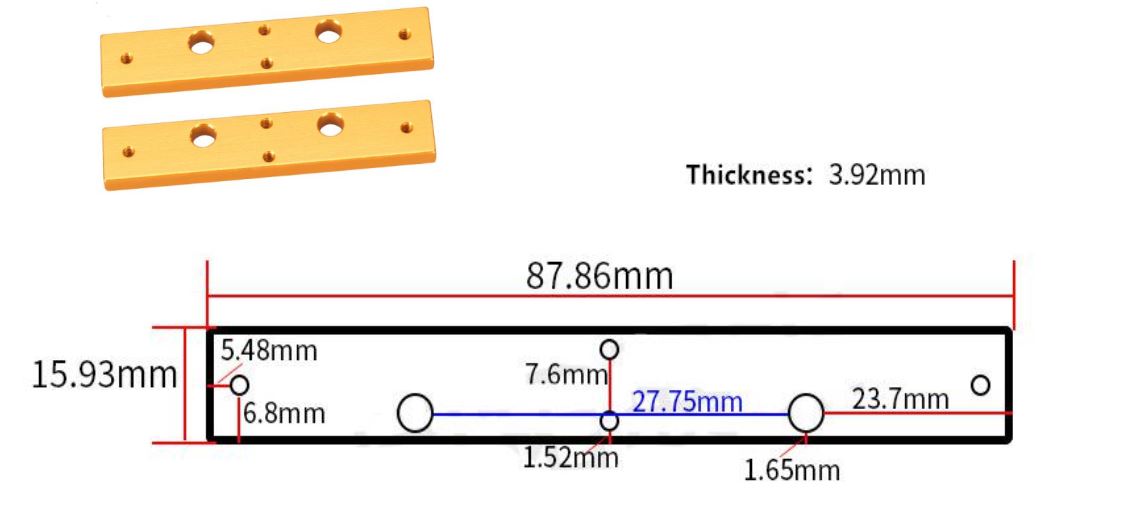 MK8 Dual Extruder Hot End Halterung – Bild 2