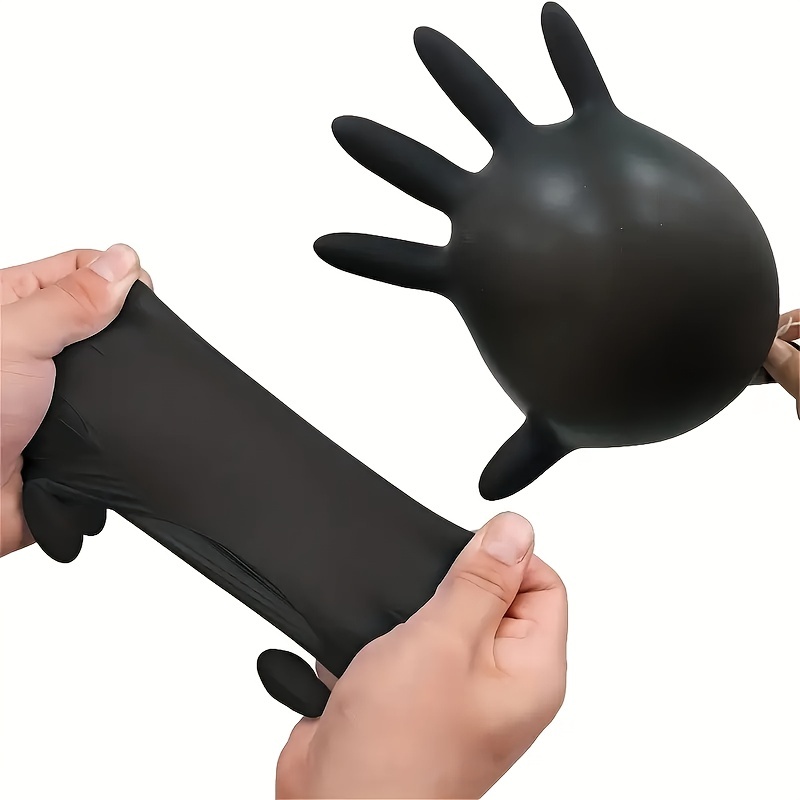 100 Stück Schwarze Nitrilhandschuhe Größe S Einweg Handschuhe
