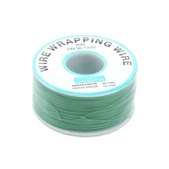 250m 30AWG Kupferkabel Grün