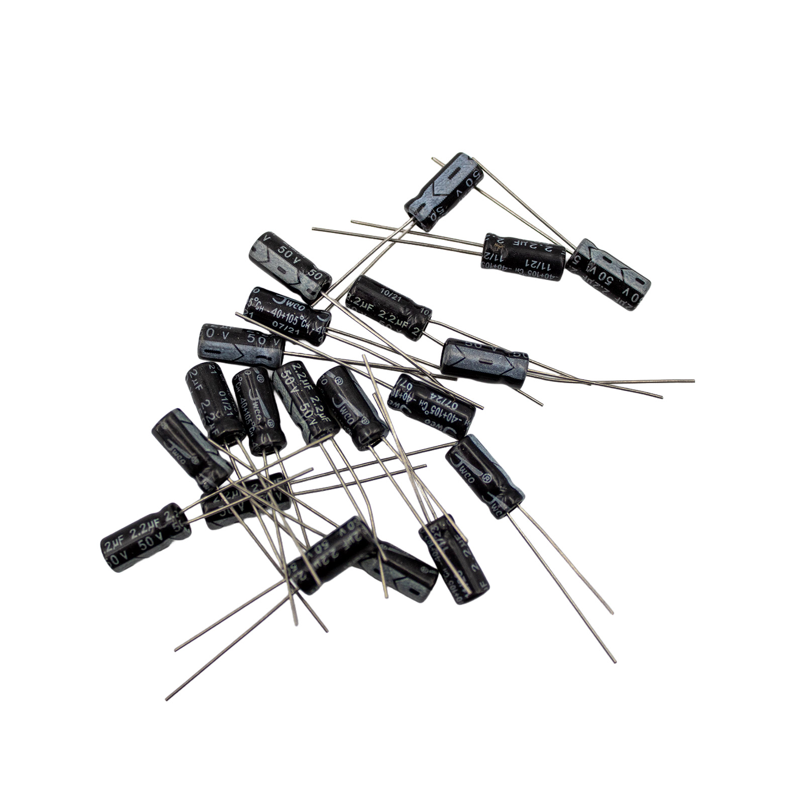 20x Elko Elektrolytkondensator 50V 2.2UF 5x11mm Radial