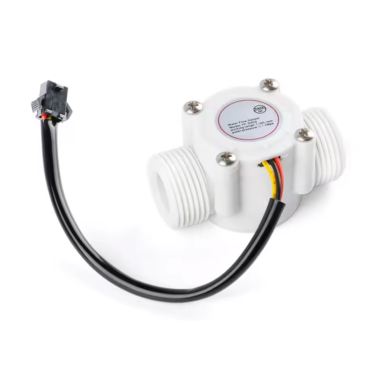 Wasserdurchflussschalter mit Hall-Sensor – 5–24V DC, 3-polig, S403