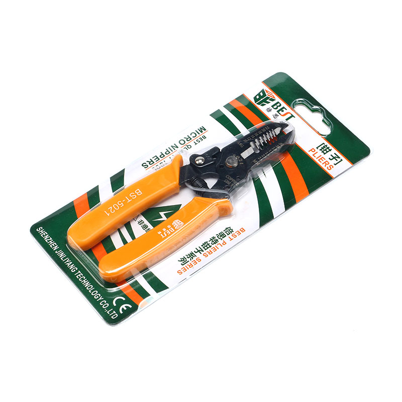 BST-5021 Abisolierzange für 0.6-2.6mm² 10-22 AWG Kabel