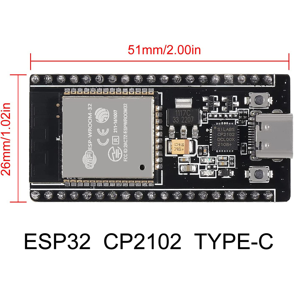 NodeMcu ESP32 USB-C 38 Pin