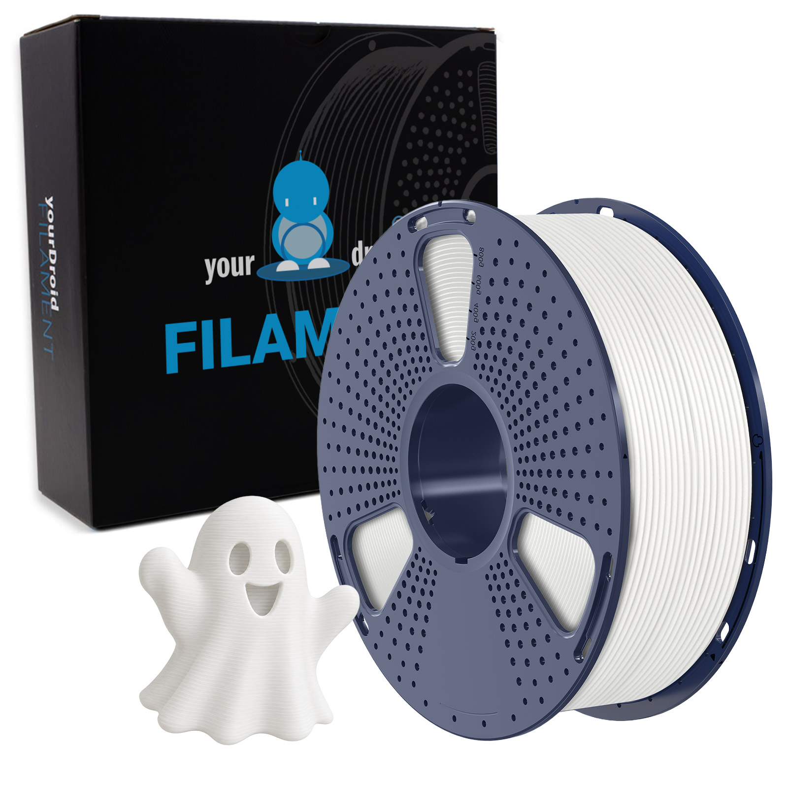yourDroid PLA Filament Weiss Matt 1.75mm 1kg