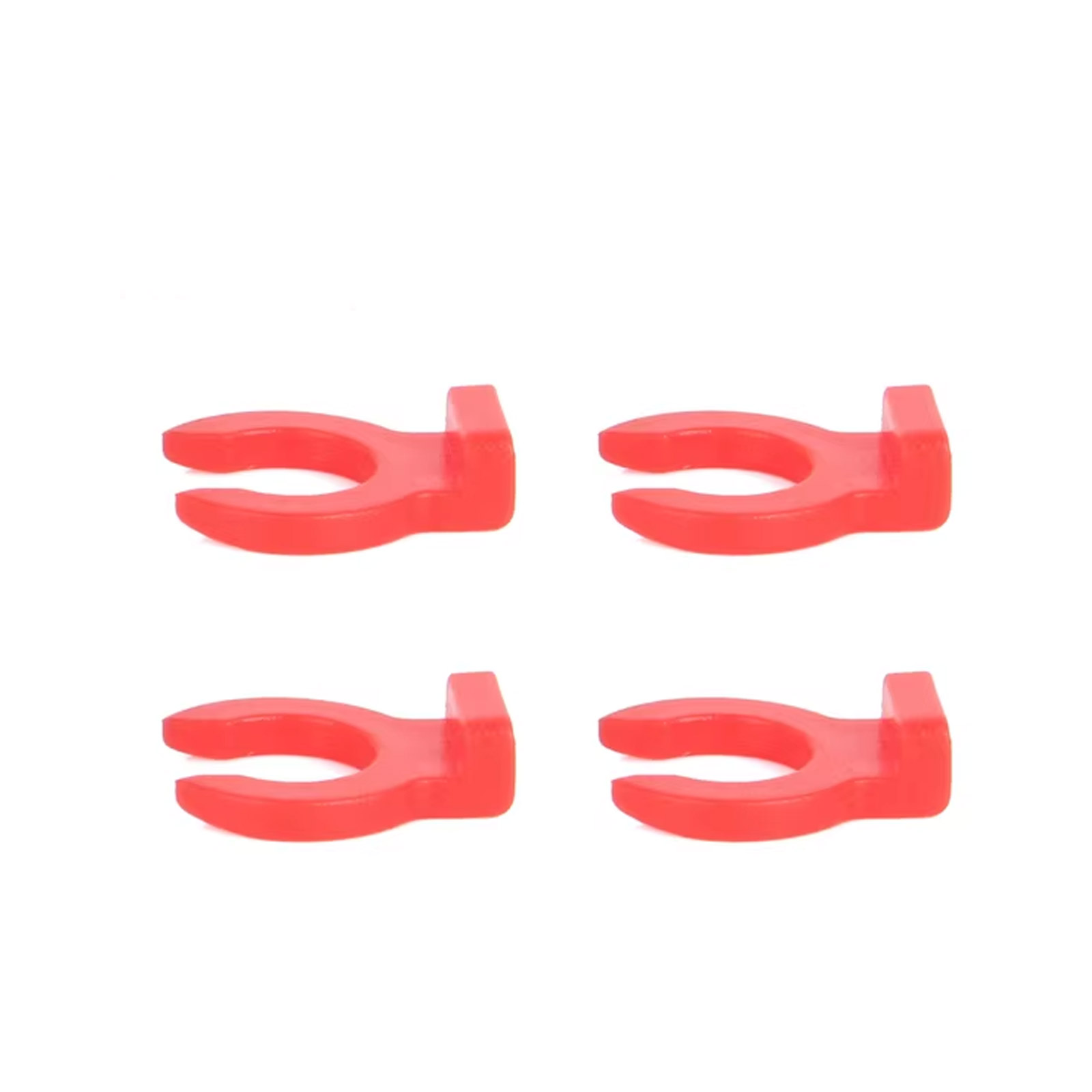 10x PTFE Verbinder Clip rot