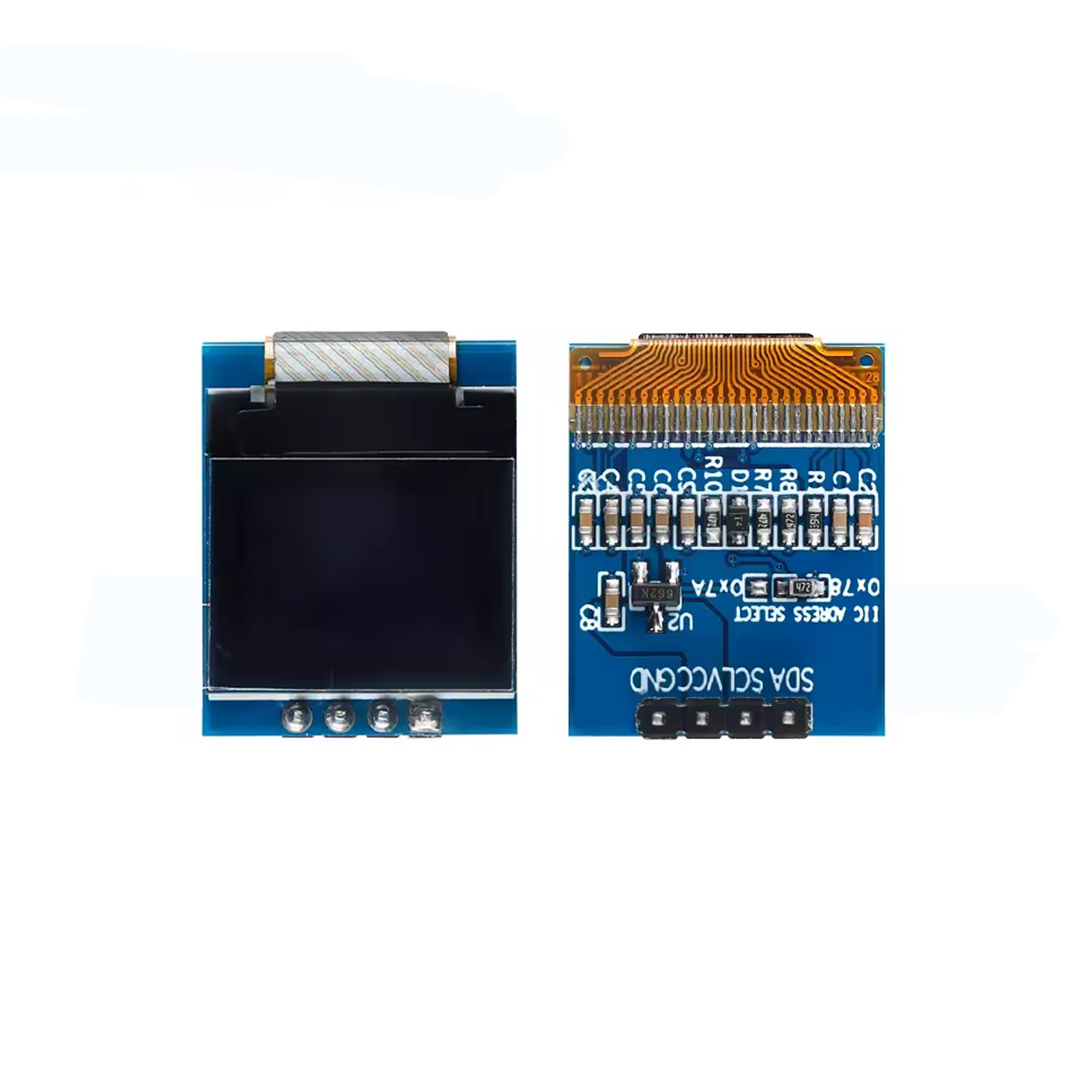 0.66" OLED Display Blau 64*48 SSD1306 I2C Modul