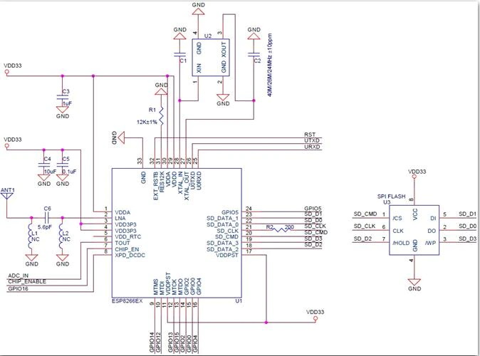 ESP-12F ESP8266 Serial WiFi Modul