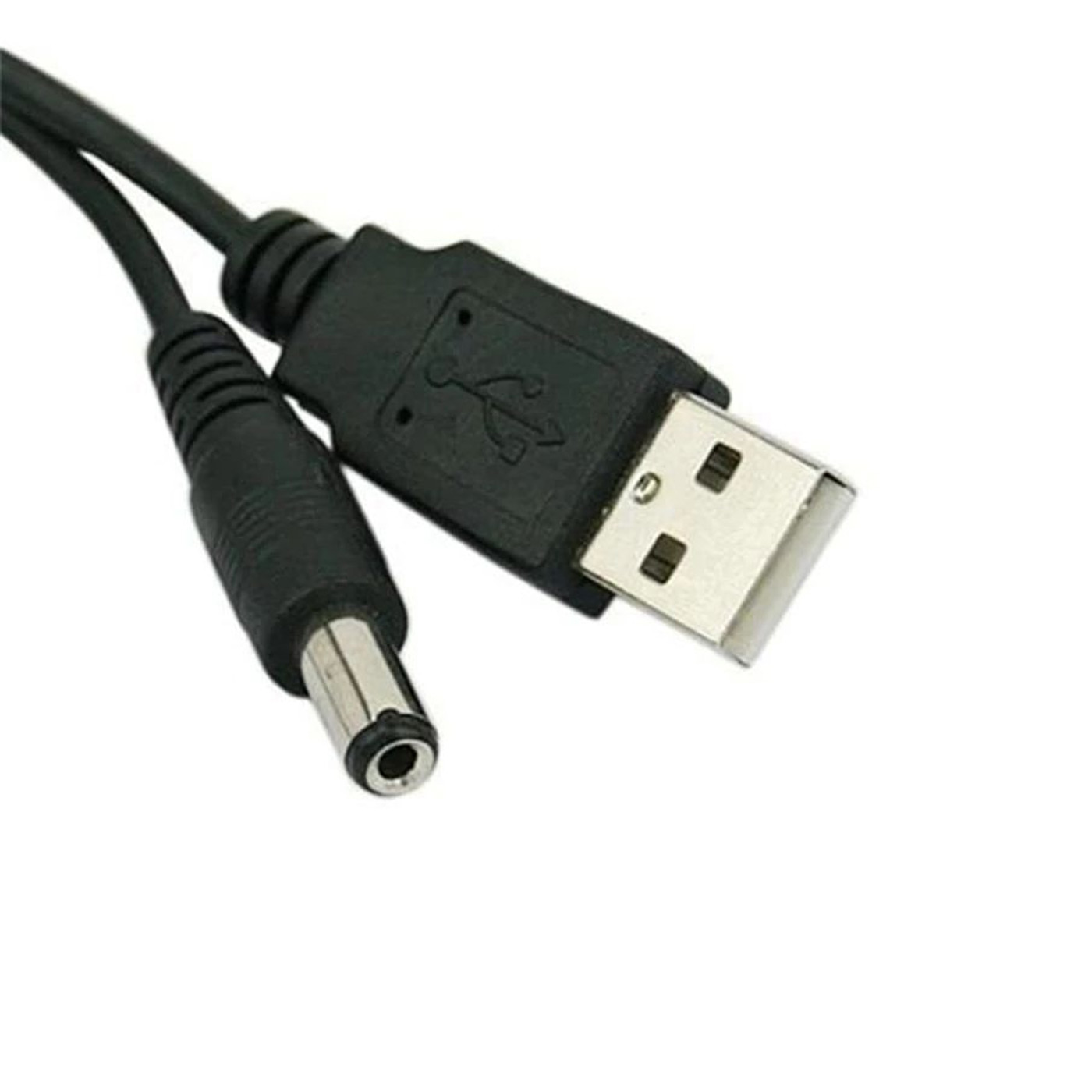 3x 80 cm USB Stromkabel auf DC Hohlstecker 5.5 x 2.1 mm