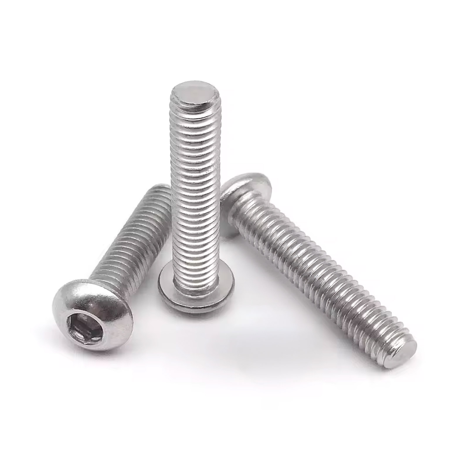 50x M3x45mm Linsenkopfschraube Innensechskant ISO7380 Edelstahl rostfrei