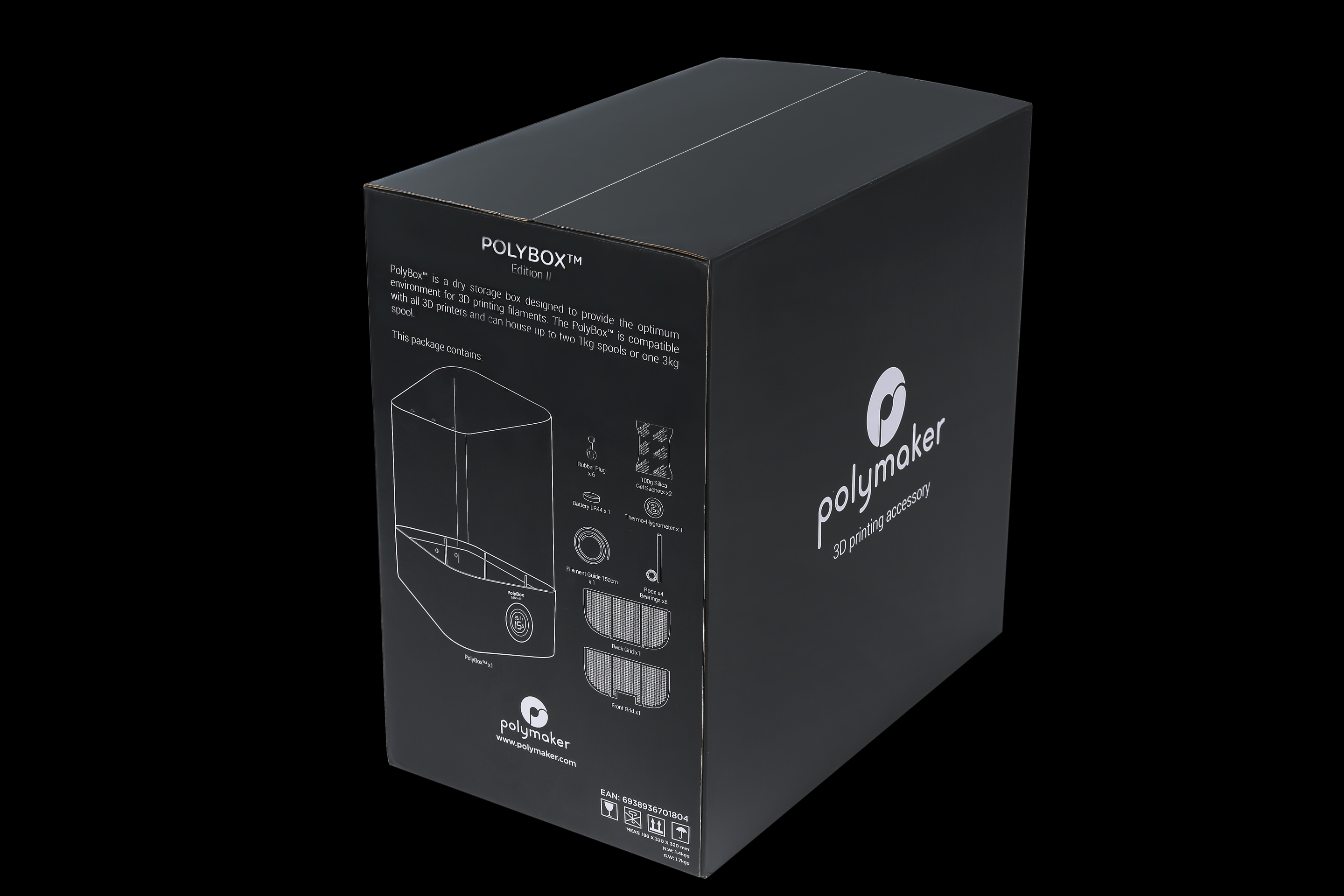 Polymaker PolyBox™ Edition Ⅱ Filament Aufbewahrungsbox