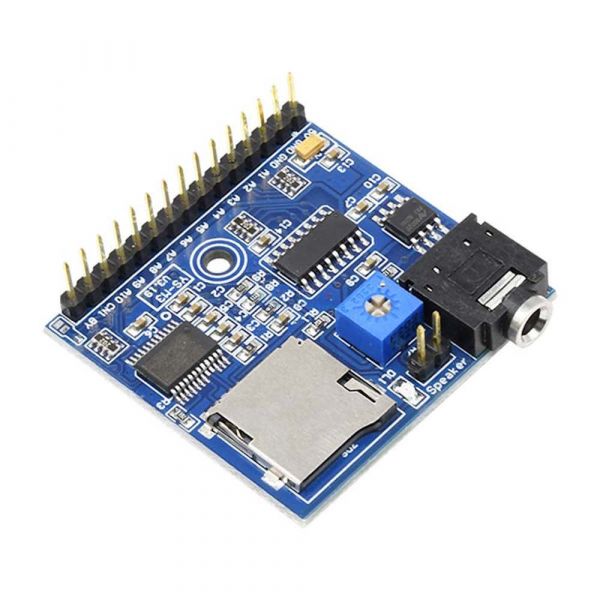 MP3 WAV Wiedergabe Modul mit 5W Class D Verstärker