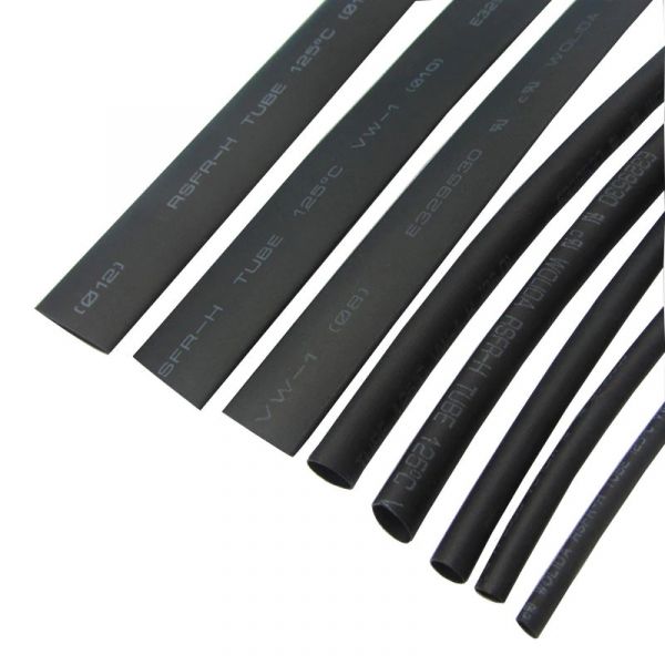 1m Schrumpfschlauch 2:1 Schwarz Φ1.0mm Meterware