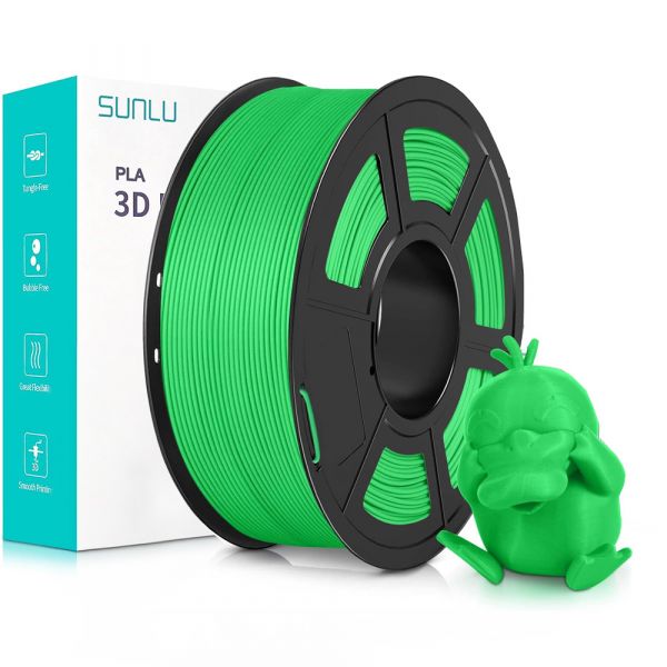 Sunlu PLA Filament Green 1.75mm 1kg