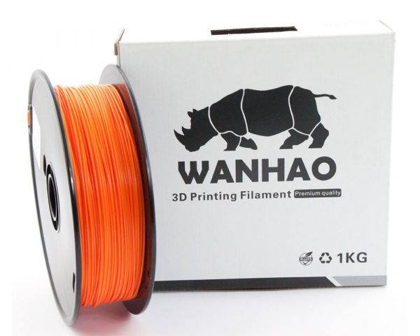 Wanhao ABS Filament Orange 1.75mm 1kg