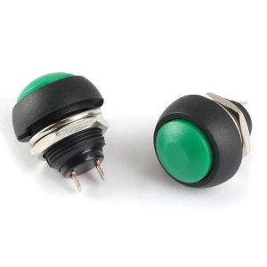 Drucktaster Button Schalter Grün 12mm 250V 1A Drucktaster Button Schalter Grün 12mm 250V 1A