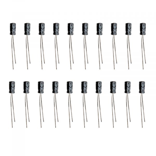 20x Elko Elektrolytkondensator 50V 1UF 4x7mm Radial