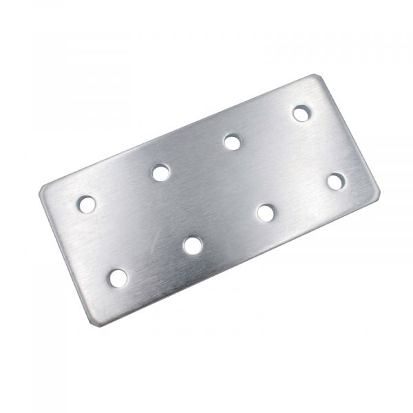 Montageplatte 4080 für Aluminiumprofile Silber