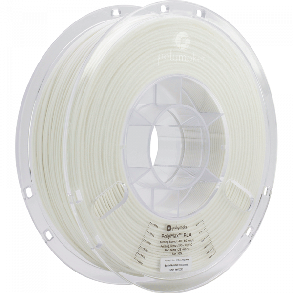 Polymaker PolyMax Tough PLA Filament Weiss (white) 1.75mm 750g