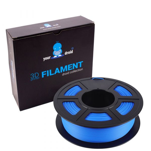 yourDroid PLA Filament Blau Matt 1.75mm 1kg