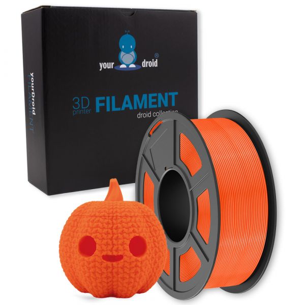 yourDroid PLA Filament Sonniges Orange 1.75mm 1kg