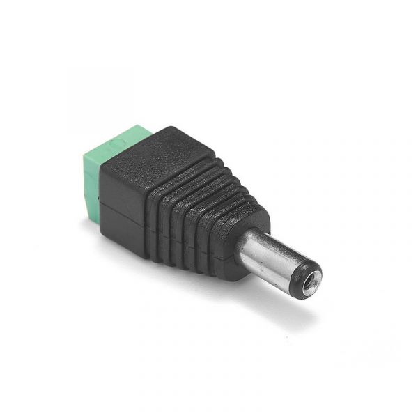 DC 2,1 / 5,5 mm Stecker mit Krokodilklemmen Botland - Robotikgeschäft