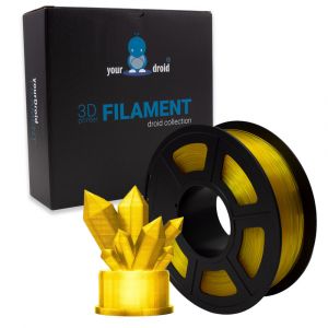 yourDroid PLA Filament Transparent Gelb 1.75mm 1kg